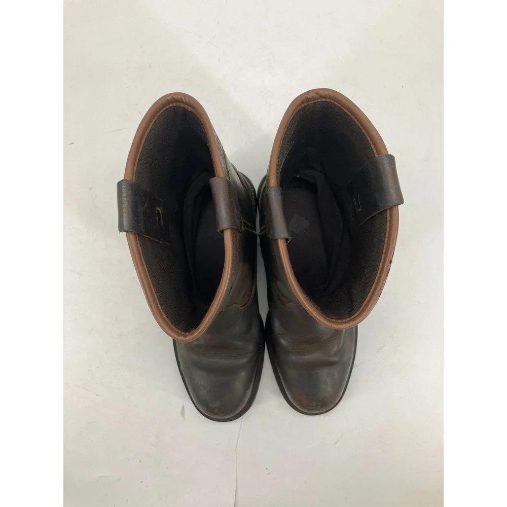 Herman Survivors Work Boots Mens 11 Brown Good Waterproof Leather Safety Toe